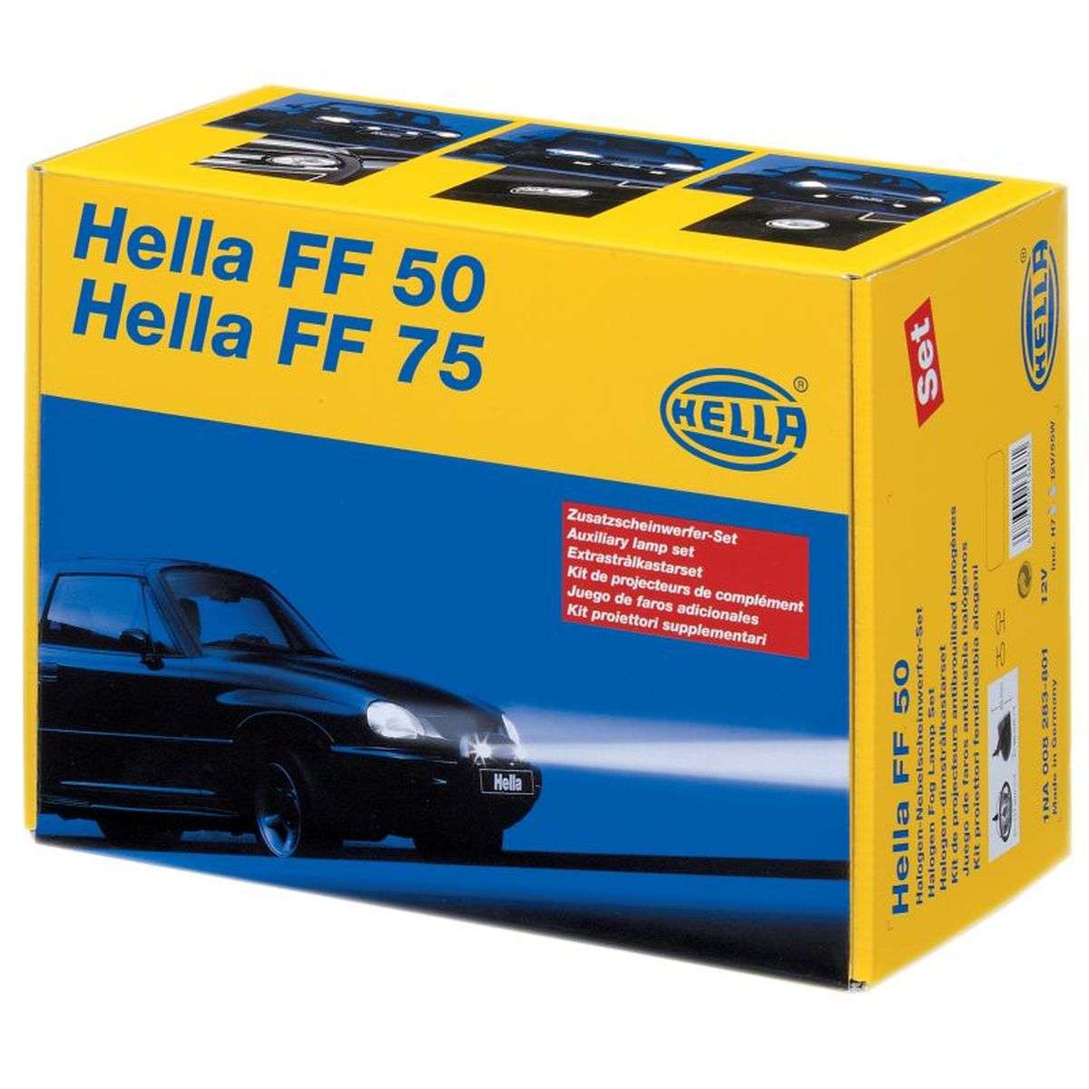 008284801 - Hella Inc. - Lamp-Kit-Ff75-Fog-H7-12V-Sae/