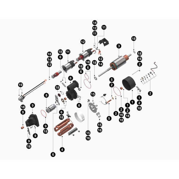 10461055 - Delco Remy - Reman Mtr 42Mt 12V