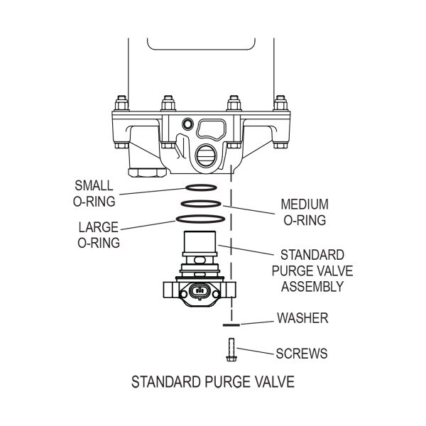 5004480 - Bendix - New Ad9 Air Dryer Purge Valve Kit