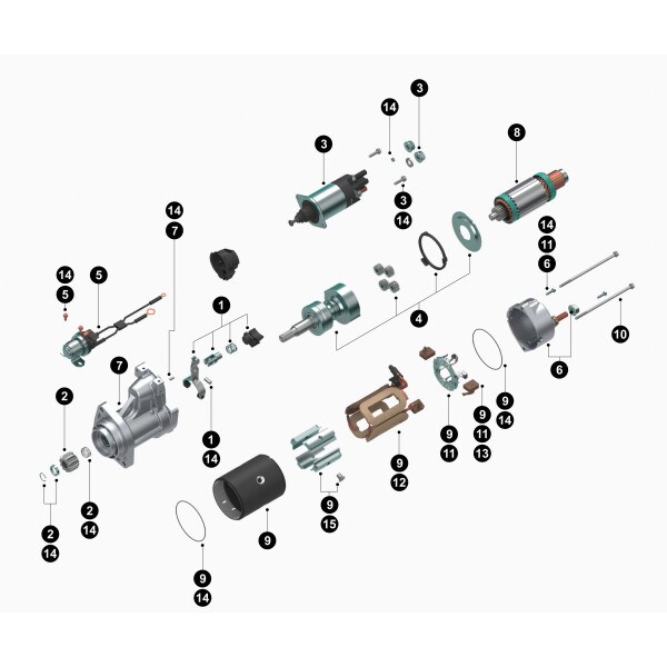 8300024 - Delco Remy - Reman Mtr 38Mt 12V