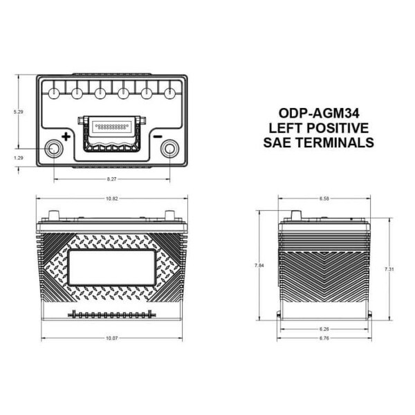 ODP-AGM34 - Enersys Energy - Performance Battery 34-790