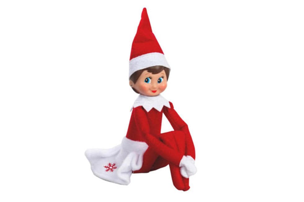 Elf on the shelf or on the passenger seat