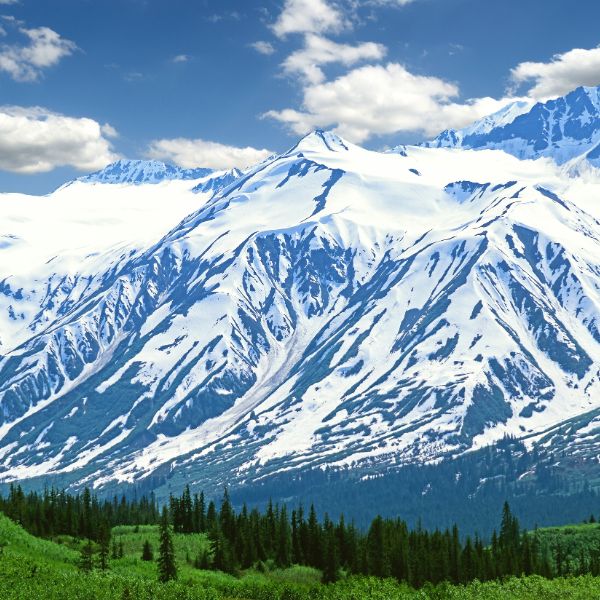 Saint Elias Mountains in Yukon